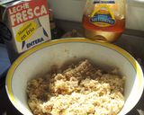 A picture of step 3 of Egg-Free Oatmeal, Walnut, and Coconut Cookies.