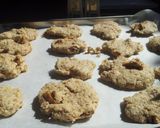 A picture of step 4 of Egg-Free Oatmeal, Walnut, and Coconut Cookies.