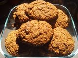 Galletas de avena, nueces y coco sin huevo