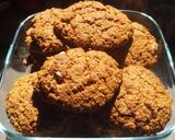 A picture of step 5 of Egg-Free Oatmeal, Walnut, and Coconut Cookies.