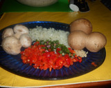 Foto del paso 2 de la receta: Risotto con hongos al wok