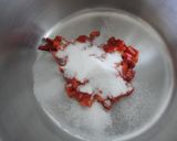 Foto del paso 3 de la receta: Tosta de pimientos confitados a baja temperatura con vieiras
