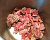 Foto del paso 1 de la receta: Estofado de ternera con verduras al vino tinto y la soja