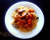 Foto del paso 5 de la receta: Carne guisada con dulce de zanahoria y arroz con coco