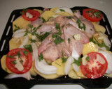 Foto del paso 1 de la receta: Picantones asados a la meditérranea