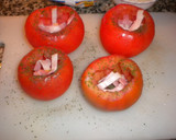 Foto del paso 1 de la receta: Tomates rellenos de mozarella