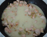 Foto del paso 5 de la receta: Pastel de pollo, puerros y pavo