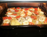 Foto del paso 3 de la receta: Colas de rape con verduras al horno