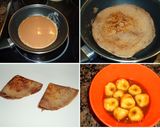 Foto del paso 5 de la receta: Crêpes de chocolate con plátano al caramelo