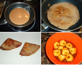 Foto del paso 5 de la receta: Crêpes de chocolate con plátano al caramelo
