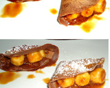 Foto del paso 6 de la receta: Crêpes de chocolate con plátano al caramelo