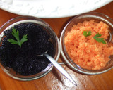 Foto del paso 3 de la receta: Fuente de ahumados y huevas de salmón y algas