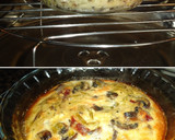 Foto del paso 7 de la receta: Pastel de champiñones y calabacín con jamón