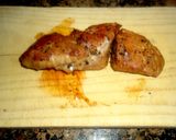 Foto del paso 2 de la receta: Abanico de solomillo con puré de manzana y mango