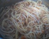 Foto del paso 1 de la receta: Espaguettis bomba al asadillo