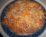 Foto del paso 4 de la receta: Espaguettis bomba al asadillo