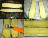Foto del paso 2 de la receta: Calabacín relleno de arroz y champiñones