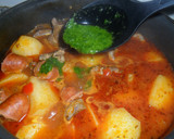 Foto del paso 5 de la receta: Estofado de papas, cerdo y chorizo colorado