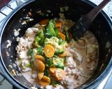 Foto del paso 9 de la receta: Salteado de pollo con puré de papas