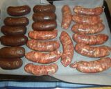 Foto del paso 1 de la receta: Morcillas y chorizos con ensalada chimichurri
