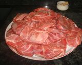 A picture of step 1 of Pork Cheeks in Pedro Ximénez Sauce (Grandma's Style).