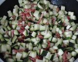 Foto del paso 2 de la receta: Macarrones carbonara de calabacín y bacon