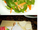 Foto del paso 2 de la receta: Ensalada de espinacas con queso gratinado y fruta