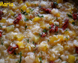 Foto del paso 3 de la receta: Risotto de calabaza amarilla, tomates secos y gambas