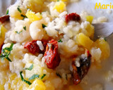 Foto del paso 4 de la receta: Risotto de calabaza amarilla, tomates secos y gambas