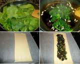 Foto del paso 1 de la receta: Bandas de hojaldre de espinacas y queso