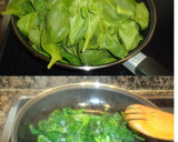 Foto del paso 1 de la receta: Timbal de espinacas con bacalao