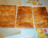 Foto del paso 3 de la receta: Torta de hojaldre con dulce de leche y frutas