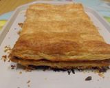 Foto del paso 4 de la receta: Torta de hojaldre con dulce de leche y frutas