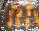 Foto del paso 4 de la receta: Rollitos de masa filo, puré de patatas, queso brie y salvia
