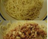 Foto del paso 3 de la receta: Spaghettis con carne al pesto