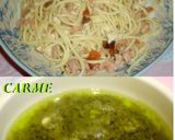 Foto del paso 4 de la receta: Spaghettis con carne al pesto