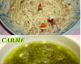 Foto del paso 4 de la receta: Spaghettis con carne al pesto