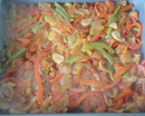 Foto del paso 5 de la receta: Lomos de merluza con pimientos y champiñones