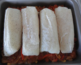 Foto del paso 6 de la receta: Lomos de merluza con pimientos y champiñones