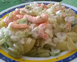 Foto del paso 4 de la receta: Ensalada de pasta con langostinos