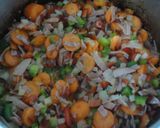Foto del paso 3 de la receta: Pavo con gratinado de puré de patatas