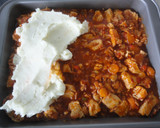 Foto del paso 6 de la receta: Pavo con gratinado de puré de patatas