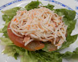 Foto del paso 4 de la receta: Milhojas de tomate con surimi y bonito