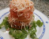 Foto del paso 5 de la receta: Milhojas de tomate con surimi y bonito
