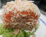 Foto del paso 6 de la receta: Milhojas de tomate con surimi y bonito