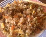 Foto del paso 5 de la receta: Arroz frito con camarón y carne