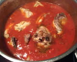 Foto del paso 6 de la receta: Pollo con tomate y choricitos para la salsa 