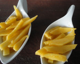 Foto del paso 1 de la receta: Cucharilla de langostinos picantes con mango