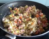 Foto del paso 12 de la receta: Berenjenas rellenas de verdura y longaniza