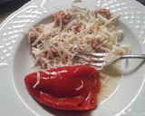 Foto del paso 2 de la receta: Pimientos del piquillo gratinados y rellenos de atún